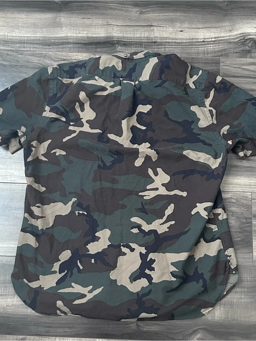 Polo Ralph Lauren Mens Camo Button Down Shirt Classic Fit Camouflage Large L